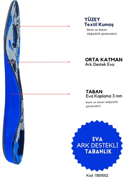 Eva Ark Destekli Tabanlık MD05002 fırsatları
