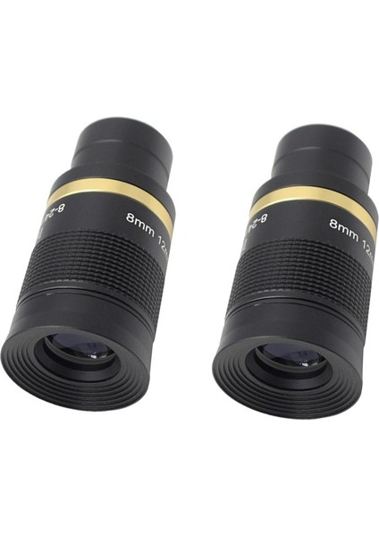 2 Adet 8-24MM 1.25 '' Astronomi Teleskop Malzemeleri Için Optik Mercek (Yurt Dışından)