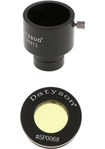 0.965 "ila 1.25" Teleskop Mercek Adaptörü (24.5mm Ila 31.7mm) +Sarı Filtre (Yurt Dışından)