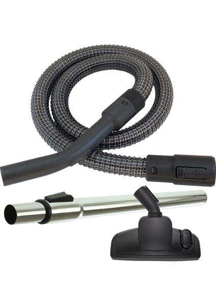 Siemens Uyumlu VSC3A210 Iq 300 Süpürge Çelik Telli Hortumu Seti (1)