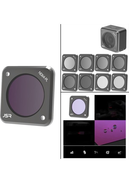 Uv Koruma Filtresi Optik Cam Çok Katmanlı Kaplama 44MM Djı Action 2 ND64PL Için (Yurt Dışından) indirimleri