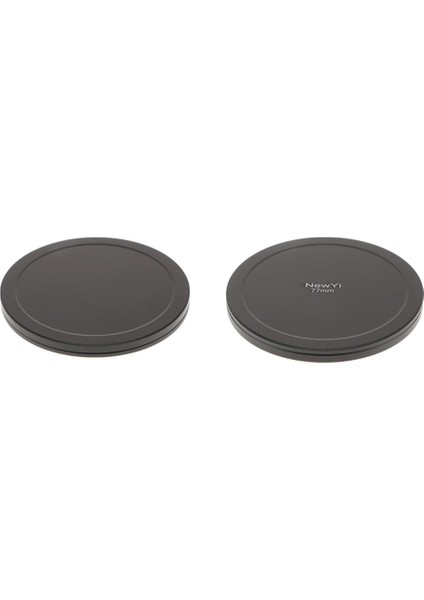 2x Metal Filtre Koruyucu Kutu Lens Koruma Kapağı Kılıf Depolama -77MM (Yurt Dışından)