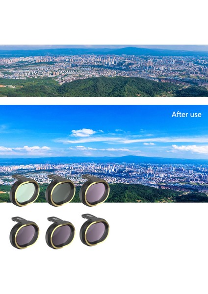 6 Adet Lens Filtreler Uv + Cpl + Nd Fimi X8 Se Kamera Için (Yurt Dışından) fırsatları