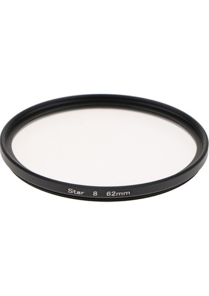8 Puan Döndürülmüş Yıldız Işık Çapraz Ekran Özel Efekt Lens Filtresi 62MM (Yurt Dışından)