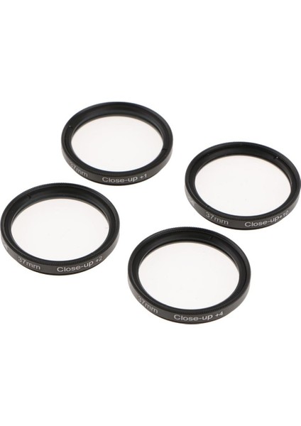 37MM Yakın Çekim Makro Closeup Lens Setleri +1 +2 +4 +10 Poşet ile Filtre Kiti (Yurt Dışından)