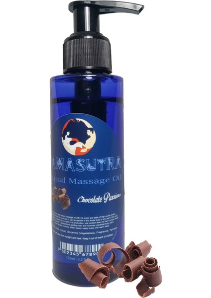 Vücut Masaj Yağı Çikolata Ve Vanilya Aromalı 125ml Sensual Massage Oil