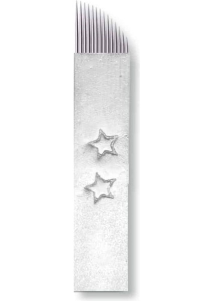 5 Adet 14CF Metal Microblading Iğnesi Mikroblading Bıçağı
