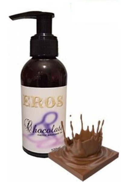 Hologramlı Chocolate Erotic Massage Oil 120ml Çikolata Kokulu Masaj Yağı