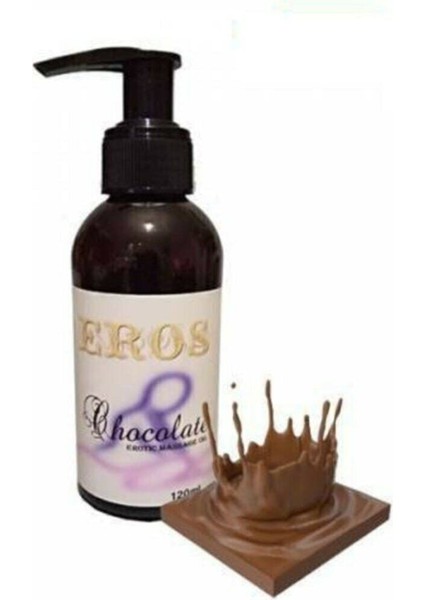 Hologramlı Chocolate Massage Oil 120ml Çikolata Kokulu Masaj Yağı