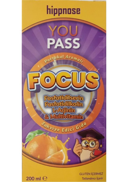 Youpass Focus Şurup 200 ml