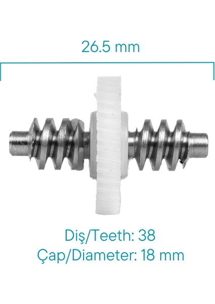 Alpha Auto Part  Volvo S40,S60, Için Yan Ayna Motor Tamir Dişlisi(38 Diş)