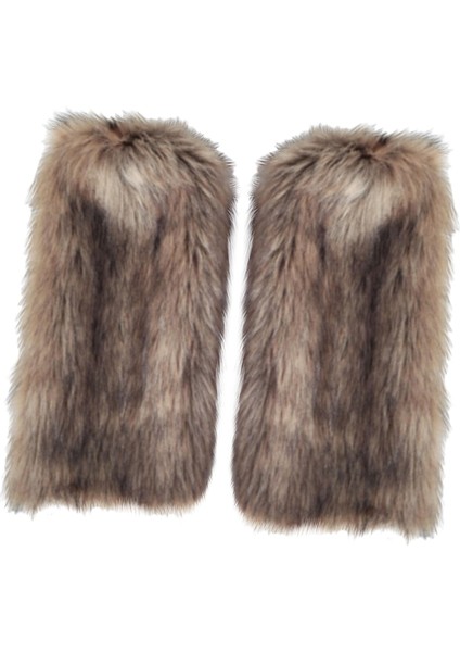 2pcs Bacak Isıtıcılar Bulanık Çorap Önyükleme Kapakları Lolita Kız Kostümü Kış 40CM (Yurt Dışından) modelleri