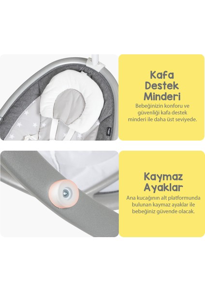 Nest Otomatik Sallanabilir Kumandalı Müzikli Anakucağı