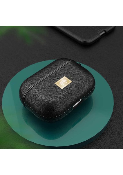 Airpods Pro Uyumlu Kılıf Deri Görünümlü Wlons Askılı Koruma Kılıfı fiyatları