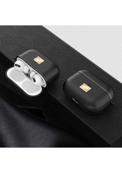 Airpods Pro Uyumlu Kılıf Deri Görünümlü Wlons Askılı Koruma Kılıfı modelleri