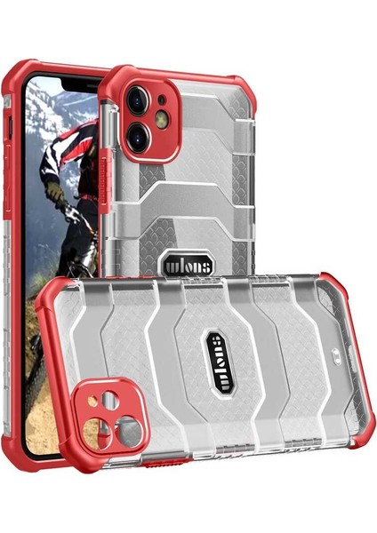 iPhone 11 Uyumlu Kılıf Darbe Emici Koruyucu Wlons Mit Kapak
