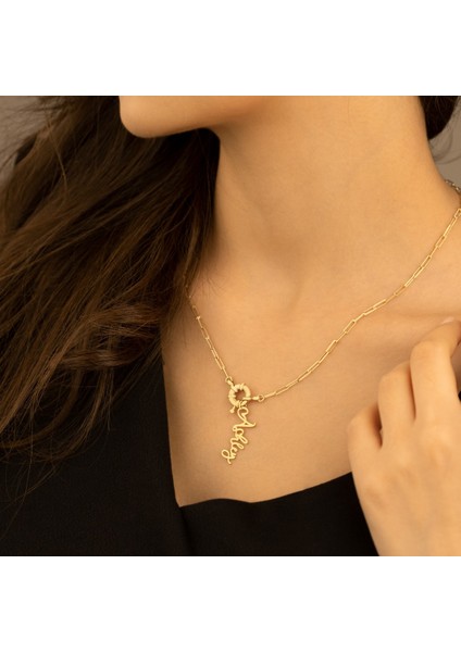 Ataç Zincir Isimli Gümüş Kolye Kadın Gümüş Kolye modelleri