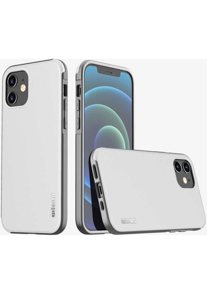 iPhone 12 Uyumlu Kılıf Mat Arka Yüzey Stil Sert Wlons Hill Kapak