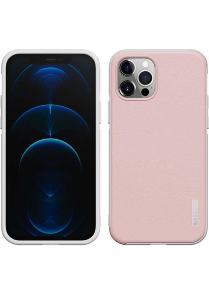 iPhone 12 Pro Uyumlu Kılıf Mat Arka Yüzey Stil Sert Wlons Hill Kapak