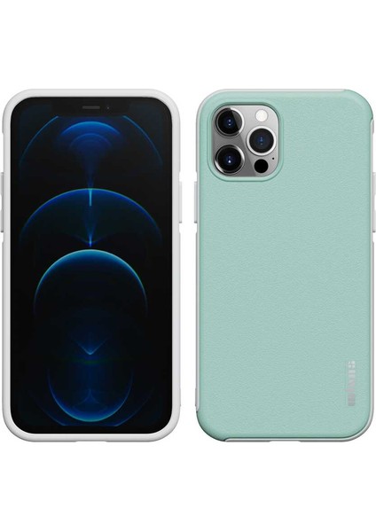 iPhone 12 Pro Uyumlu Kılıf Mat Arka Yüzey Stil Sert Wlons Hill Kapak