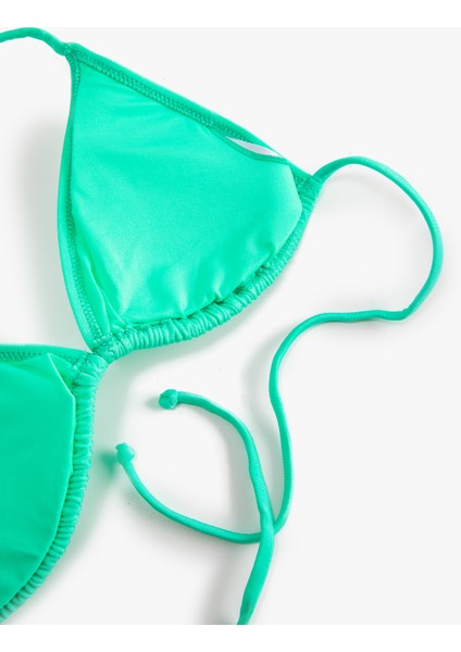 Üçgen Bikini Üstü Boyundan Bağlamalı Kaplı fiyatları
