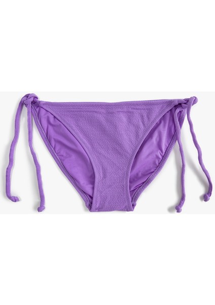 Basic Bikini Altı Dokulu Yanları Bağlama Detaylı