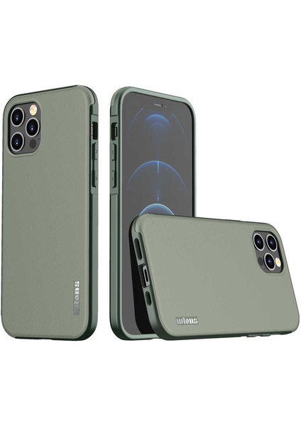 iPhone 12 Pro Uyumlu Kılıf Mat Arka Yüzey Stil Sert Wlons Hill Kapak