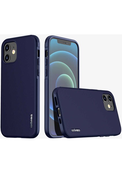 iPhone 12 Uyumlu Kılıf Mat Arka Yüzey Stil Sert Wlons Hill Kapak