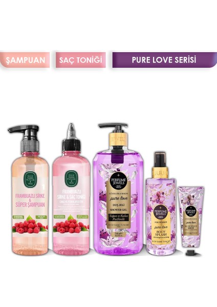 Frambuazlı Set ve Pure Love Serisi