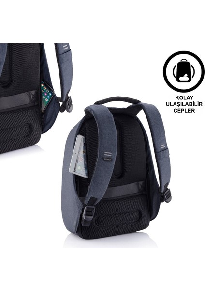 Xd Design Bobby Hero Unisex Suya Dayanıklı Hırsızlık Önleyici Tasarım Usb Şarj Girişli Akıllı Sırt Çantası - 18 L