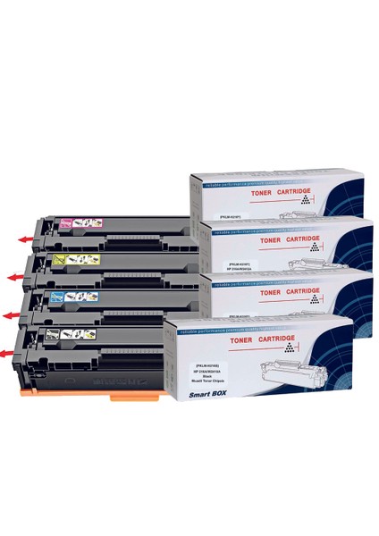 Tonergrup 216A-W2410A-M155-M182-MFP M183 Chipsiz 4 Renk Set Muadil Toner 1000 Baskı fiyatları