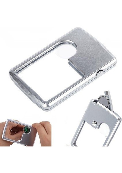 Büyüteç 3x - 6x Ledli Kart Tipi Çok Amaçlı El Büyüteçi fiyatları