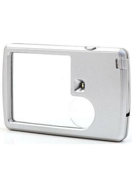 Büyüteç 3x - 6x Ledli Kart Tipi Çok Amaçlı El Büyüteçi modelleri