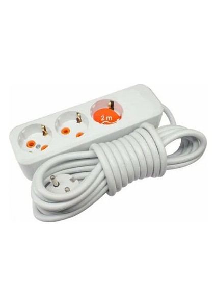 3lü Grup Priz 2 Metre