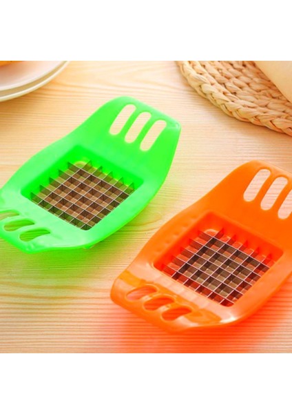 Kare Dizayn Pratik Kolay Patates Dilimeme Aleti Aparatı Bıçağı fiyatları