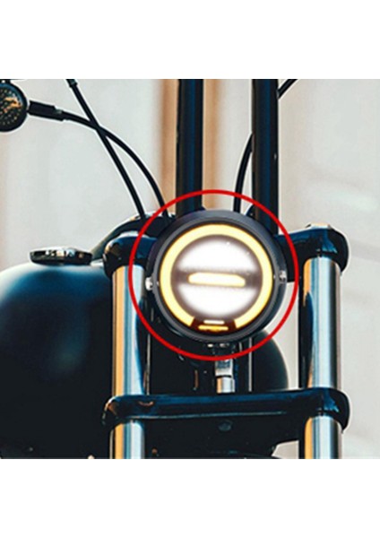 Motosiklet Far Adaptör Braketi Aksesuarlar Için - 7 Inç Siyah (Yurt Dışından) fırsatları