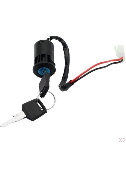 2 Adet 2 Teller Anahtar Kontak Anahtarı Cep Dirt Bike Atv Scooter U KS51 (Yurt Dışından)