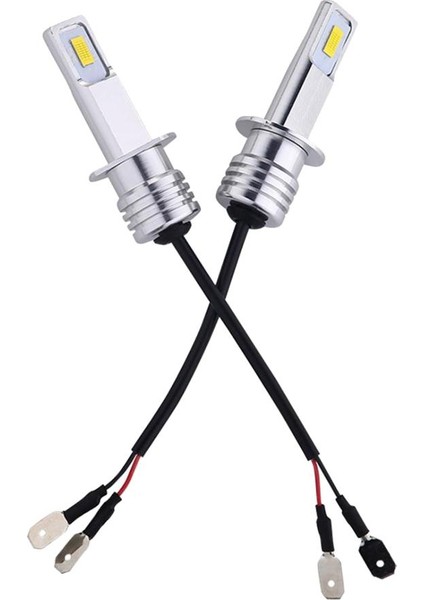 2x Beyaz 35 W LED Far Sis Çalışma Lambası Kiti Oto Araba Için 6000 K 4000LM H1 (Yurt Dışından)