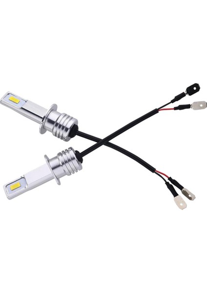 2x Beyaz 35 W LED Far Sis Çalışma Lambası Kiti Oto Araba Için 6000 K 4000LM H1 (Yurt Dışından) fiyatları