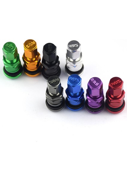 2x 4 Adetx Alüminyum Tubeless Tekerlek Lastik Valfi Toz Kapağı ile Siyah Set (Yurt Dışından) fiyatları