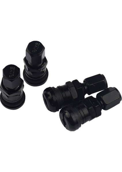 2x 4 Adetx Alüminyum Tubeless Tekerlek Lastik Valfi Toz Kapağı ile Siyah Set (Yurt Dışından) fırsatları