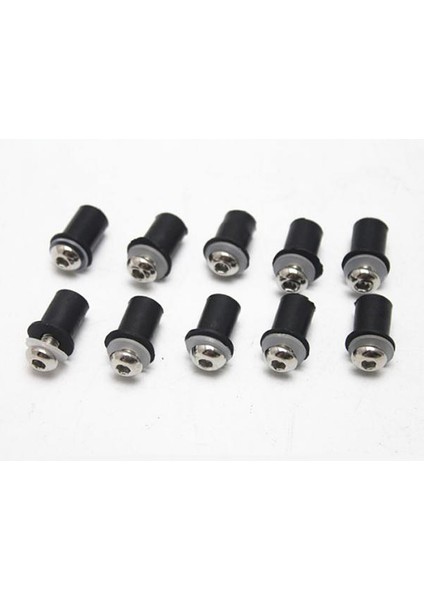 10 Paket Alüminyum Motosiklet Ön Cam Sırpuk Suzuki Yamaha Kawasaki Gümüş Için Uygun ve Wellnuts ile M5 (Yurt Dışından) modelleri