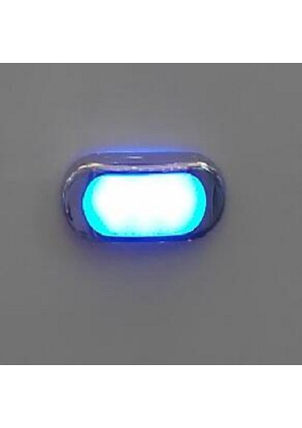 3" Mavi LED Dikdört (Yurt Dışından)