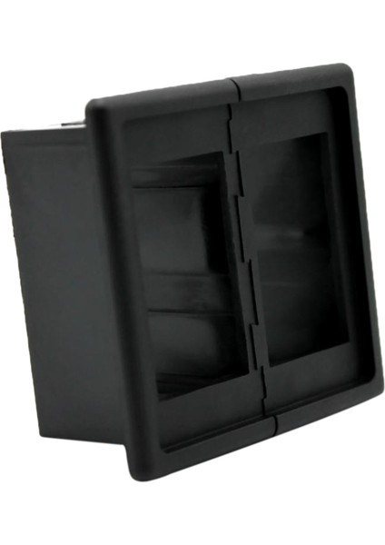 2 Gang Araba Tekne Rocker Anahtarı Klip Paneli Devriye Tutucu Konut Seti (Yurt Dışından)