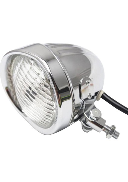 Alüminyum Vizör Motosiklet Retro Far 4 Inç Kafa Işığı DC12V (Yurt Dışından)
