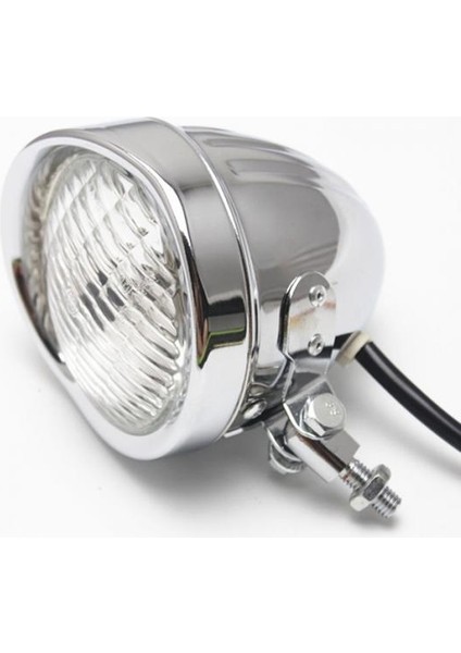 Alüminyum Vizör Motosiklet Retro Far 4 Inç Kafa Işığı DC12V (Yurt Dışından) indirimleri