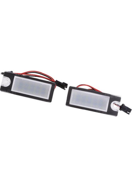 2 Adet 6000 K Beyaz 18LED Plaka Işıkları Volvo V70 XC70 S60 S80 XC90 (Yurt Dışından)
