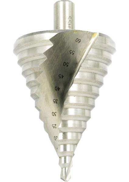 6-60MM Krom Adım Spiral Oluk Konik Koni Matkap Hss Bit Set Delik Kesici (Yurt Dışından)