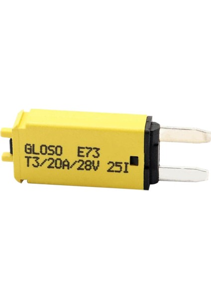 20A 12 V-24V Oto Araba Deniz Yeniden Sıfırlanabilir Sigorta Devre Kesici Smalll Blade (Yurt Dışından)