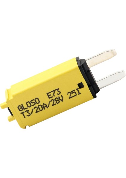 20A 12 V-24V Oto Araba Deniz Yeniden Sıfırlanabilir Sigorta Devre Kesici Smalll Blade (Yurt Dışından)